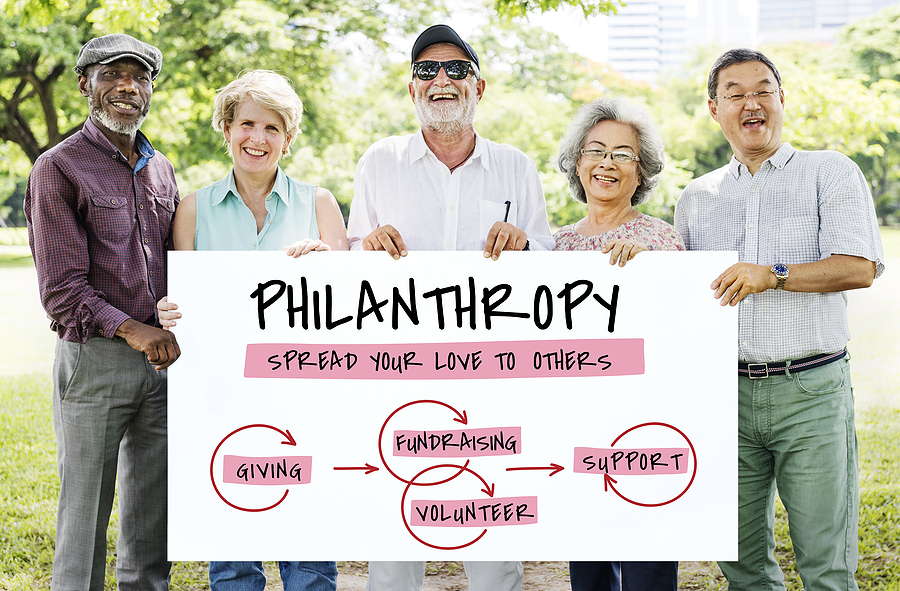 Philanthropy sign